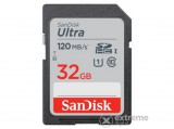 SanDisk 32GB SDHC Ultra memória kártya, CL10, UHS-I (186496)