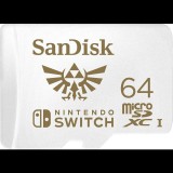 Sandisk 64GB microSDXC UHS-I V30 U3 For Nintendo Switch (183551) - Memóriakártya