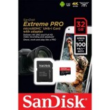 SanDisk EXTREME PRO microSDHC 32GB 100/90 MB/s UHS-I memóriakártya adapterrel