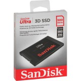 SanDisk Ultra 3D 2.5" 500 GB Serial ATA III 3D NAND Belső SSD