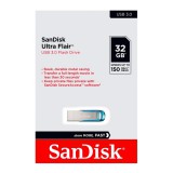 SANDISK ULTRA FLAIR PENDRIVE 32GB USB 3.0 Kék (150 MB/s olvasási sebesség)