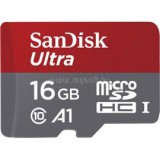 Sandisk Ultra MicroSDHC memóriakártya 16GB, Class10, UHS-I (173470)
