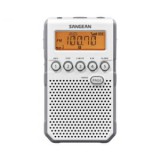 Sangean DT-800W digitális szintézeres zsebrádió hangszóróval fehér