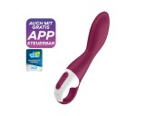 Satisfyer Heated Thrill - okos melegítő vibrátor (piros)