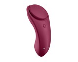 Satisfyer Sexy Secret - okos vízálló bugyivibrátor (bordó)