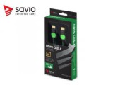 Savio GCL-06 HDMI kábel 3m, zöld, XBOX