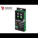 Savio GCL-06 HDMI kábel 3m, zöld, XBOX (GCL-06) - HDMI