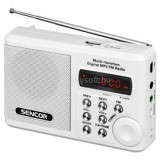 Sencor fehér MP3 lejátszó  és kisrádió (SRD_215_W)