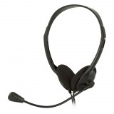 Sencor SEP 252 Sztereó fejhallgató mikrofonnal fekete (SEP 252) - Fejhallgató
