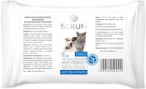 Serum hipoallergén nedves törlőkendő kutyáknak és macskáknak (3 x 60 db) 180 db