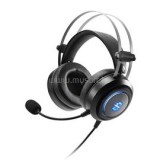 Sharkoon Fejhallgató - Skiller SGH30 (PC/PS4; 7.1 ;RGB; fekete; mikrofon; USB; hangerőszabályzó; nagy-párnás;2.4m kábel) (4044951030231)