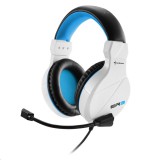 Sharkoon Rush ER3 mikrofonos fejhallgató kék-fehér (4044951021802) (4044951021802) - Fejhallgató