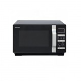 Sharp R760BK 900 W, 1000 W grill, 23 l, LCD Fekete-Ezüst mikrohullámú sütő