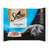 Sheba Selection alutasakos eledel - halas válogatás 4 x 85 g