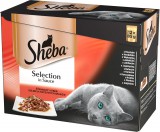 Sheba Selection alutasakos eledel - húsos válogatás 12 x 85 g