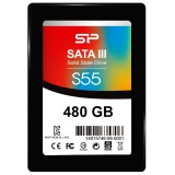 Silicon Power 480GB SATA 2,5" SATA Slim S55 7mm belső SSD