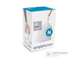 SimpleHuman CW0262 N-típusú szemetes zsák utántöltő csomag, 60 db