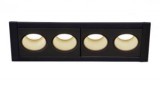 SLV MILANDOS 4 LED-es beépíthető lámpa fekete (1005408)