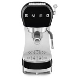 SMEG ECF02BLEU espresso retro kávéfőző - fekete