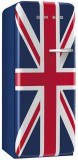 SMEG FAB28LDUJ5 retro egyajtós hűtőszekrény - balos - angol zászlós