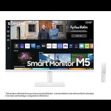 SMG MON SAMSUNG VA monitor/TV 27" M5, 1920x1080, 16:9, 250cd/m2, 4ms, 60Hz, 2xHDMI/2xUSB/WiFi/Bluetooth, hangszóró, Fehér (LS27BM501EUXEN) - Monitor
