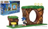Sonic a sündisznó - Green hill zone pálya játékszett figurával Jakks