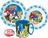 Sonic, a sündisznó mikrózható gyerek étkészlet