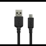 Sony Ericsson Adatkábel és töltő (USB - microUSB, 100cm) FEKETE (EC450) (EC450) - Adatkábel