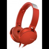 Sony MDR-XB550APR Extra Bass mikrofonos fejhallgató piros (MDRXB550APR.CE7) (MDRXB550APR.CE7) - Fejhallgató