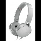 Sony MDR-XB550APW Extra Bass mikrofonos fejhallgató fehér (MDRXB550APW.CE7) (MDRXB550APW.CE7) - Fejhallgató