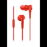 Sony MDR-XB55APR Extra Bass mikrofonos fülhallgató piros (MDRXB55APR.CE7) (MDRXB55APR.CE7) - Fülhallgató
