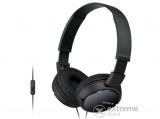 Sony MDRZX110APB.CE7 elforgatható kialakítású zárt fejhallgató, mikrofonos, fekete