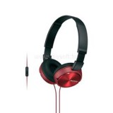 SONY MDRZX310APR Piros mikrofonos fejhallgató (MDRZX310APR)