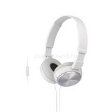 SONY MDRZX310APW Fehér mikrofonos fejhallgató (MDRZX310APW)