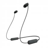 Sony WI-C100 Bluetooth mikrofonos fülhallgató fekete (WIC100B.CE7) (WIC100B.CE7) - Fülhallgató