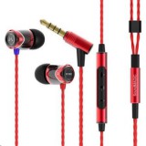 SoundMAGIC E10C In-Ear mikrofonos fülhallgató piros-fekete (SM-E10C-01)