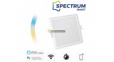 SpectrumLED Smart  ALGINE 6W wifis okos LED mennyezeti lámpa színhőmérséklet+fényerő szabályozás 2évGar SLI038018CCT