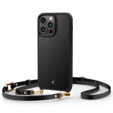 Spigen Cyrill Classic Mag - iPhone 14 Pro MagSafe tok pánttal - fekete