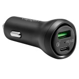 Spigen F31QC Qualcomm Quick Charge 3.0 USB-C autós töltő fekete (000CP25597) (000CP25597) - Autós Töltők