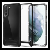 Spigen Neo Hybrid Crystal Samsung G996 Galaxy S21+ Black tok, fekete (ACS02394) (ACS02394) - Telefontok