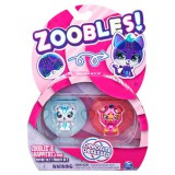 Spin Master Zoobles: Kisállat csomag, 2 db-os - Icy Polar Bear és Firey Puppy