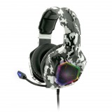 Spirit of Gamer ELITE H50 Arctic Mikrofonos fejhallgató fekete-fehér (MIC-EH50WT) (MIC-EH50WT) - Fejhallgató