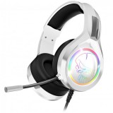 Spirit of gamer fejhallgató - pro-h8 rgb white (multiplatform, mikrofon, 3.5mm jack, hangerőszabályzó, 2m kábel, fehér) mic-ph8wt