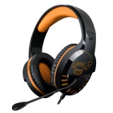 Spirit of Gamer PRO-H3 mikrofonos fejhallgató fekete-narancs (MIC-PH3MP) (MIC-PH3MP) - Fejhallgató