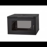 Stalflex 6U fali rack szekrény 19" 450mm fekete (RC19-6U-450GB) (RC19-6U-450GB) - Rack szekrény