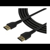 StarTech.com 2m Premium Certified HDMI 2.0 Cable with Ethernet - 6ft High Speed UHD 4K 60Hz HDR Durable Rugged Ultra HD HDMI Monitor Cord - HDMI with Ethernet cable - 2 m (RHDMM2MP) - HDMI