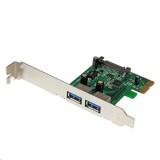 StarTech.com 2x USB 3.0 bővítő kártya PCIe (PEXUSB3S24) (PEXUSB3S24) - Bővítő kártyák