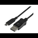 StarTech.com 3.3ft/1m USB C to DisplayPort 1.4 Cable Adapter - 8K/5K/4K USB Type C to DP 1.4 Monitor Video Converter Cable - HDR/HBR3/DSC - external video adapter - black (CDP2DP141MB) - DisplayPort