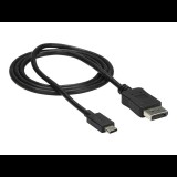StarTech.com 3ft/1m USB C to DisplayPort 1.2 Cable 4K 60Hz - USB Type-C to DP Video Adapter Monitor Cable HBR2 - TB3 Compatible - Black - external video adapter - STM32F072CBU6 - black (CDP2DPMM1MB) - DisplayPort
