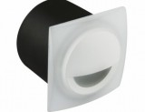Strühm Kami négyzet alakú, natúr fehér, fehér beltéri LED-es lépcsővilágítás